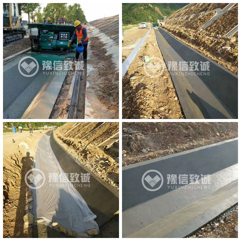 梯形渠成型機客戶(hù)現場(chǎng)